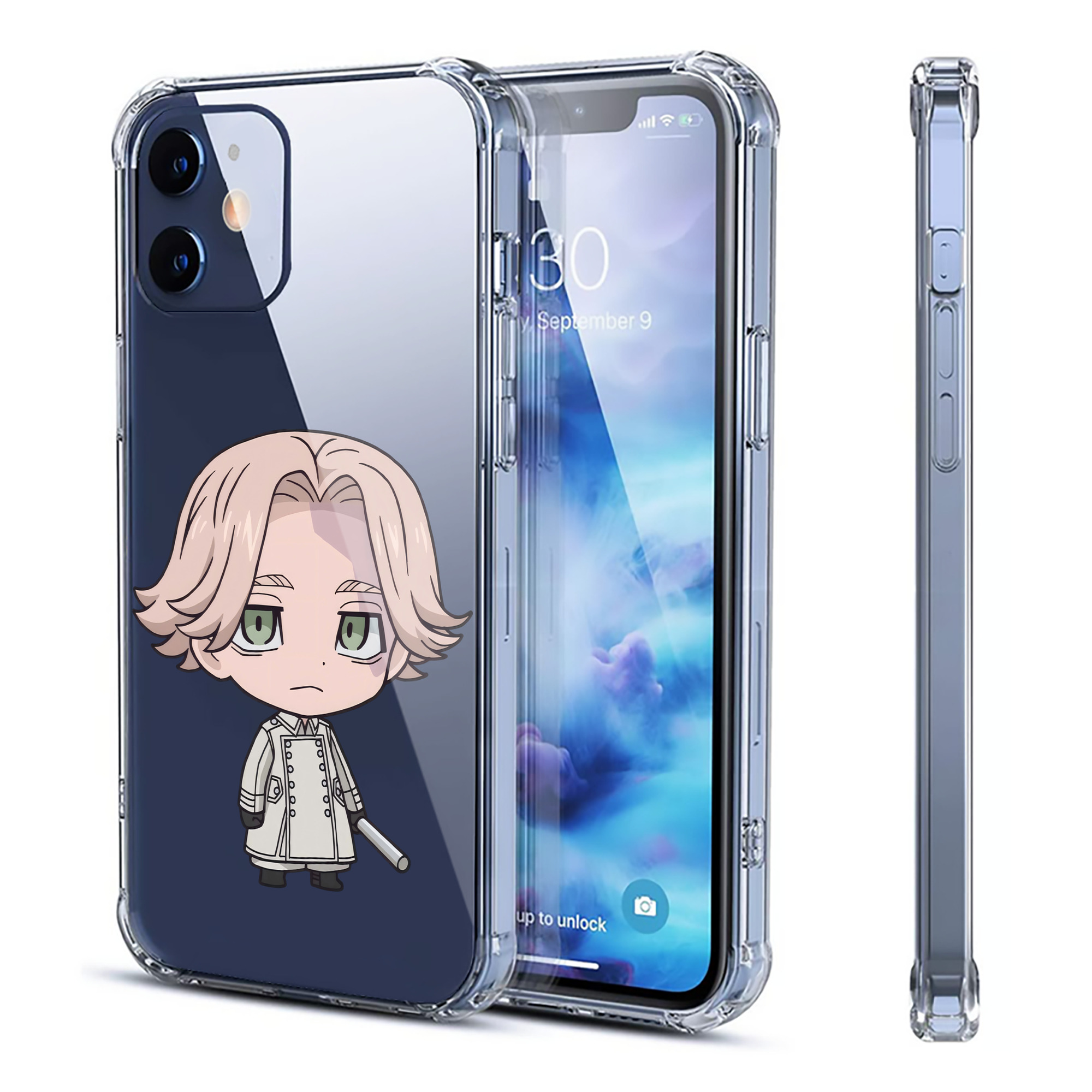 （画像用） 東京リベンジャーズ Tokyo Revengers 【iPhone 12シリーズ対応】透明スマホケース（クリアソフトケース）